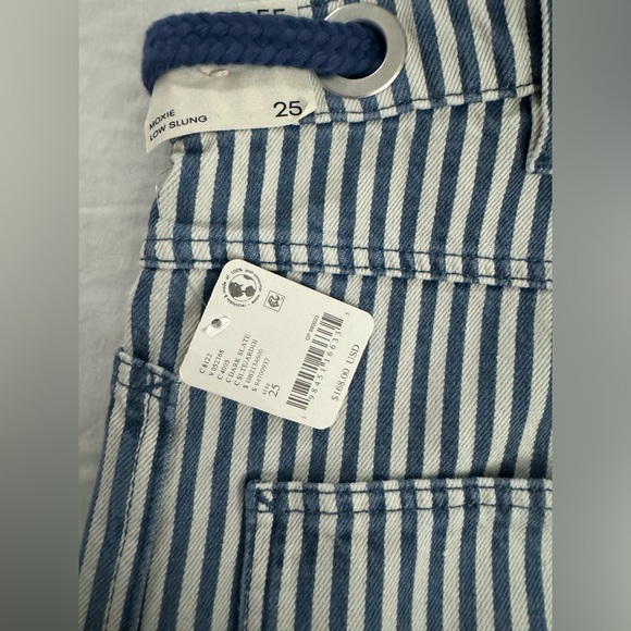 We The Free Moxie Railroad Low-Slung Jeans dark slate new 25 - Picture 8 of 9